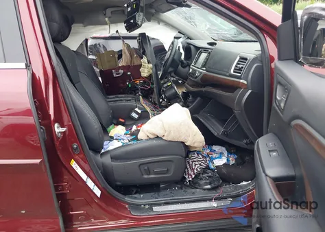 2015 Toyota Highlander Limited Platinum V6 from USA, damaged, VIN 5TDDKRFH0FS094903